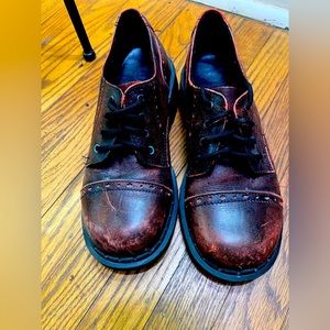 90’s vintage wedge Oxford dr martens
